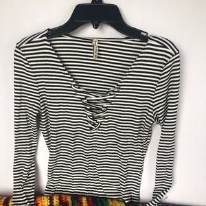 LF long sleeve crop top